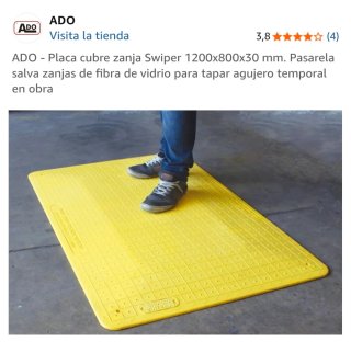 Placa cubre zanja