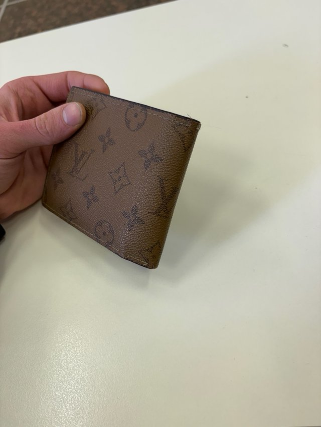 Portafoglio Louis Vuitton marrone monogram