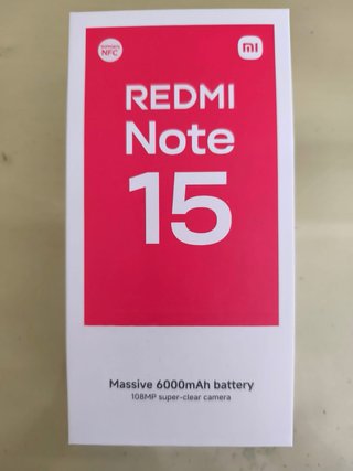 Redmi Note 15 Xiaomi 6000mAh 108MP