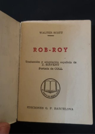 Novela histórica "Rob Roy"