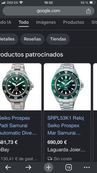 Reloj Seiko Samurai Edición Limitada SRPL53K