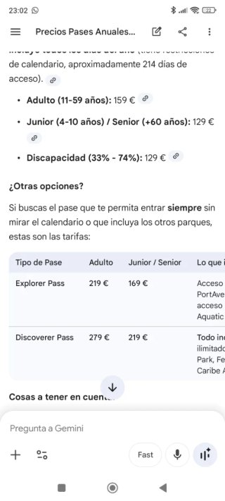 Pase Anual PortAventura Explorer Pass