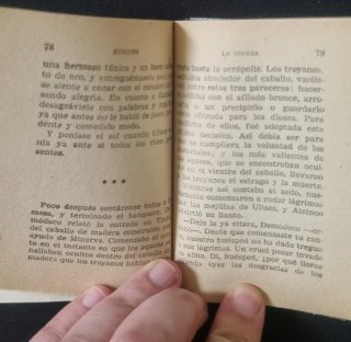 Libro Odisea de Homero