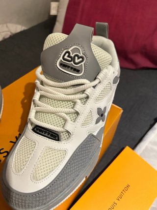 Louis Vuitton Skater Gris y Blancas Talla 45