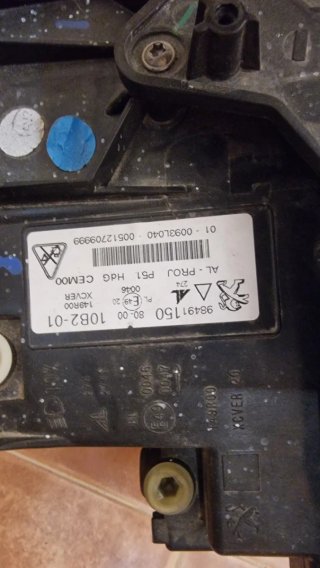 Faro Izquierdo Peugeot 508 II 98491150