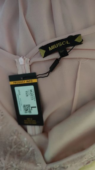 Abito lungo rosa NIUSOL