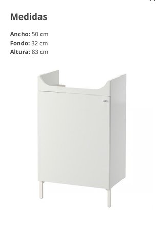 Lavabo con mueble y grifo Ikea