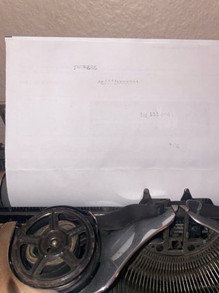 Máquina de escribir Royal antigua