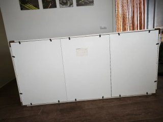 Canapé abatible blanco 90x190