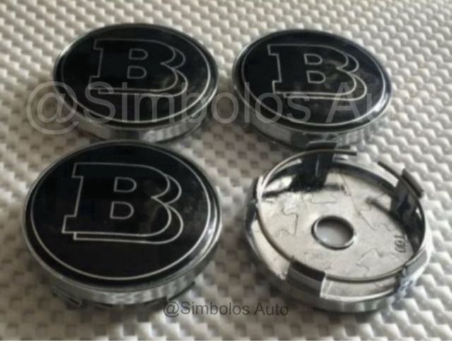 4x Tapabujes Smart Brabus 60mm/56mm
