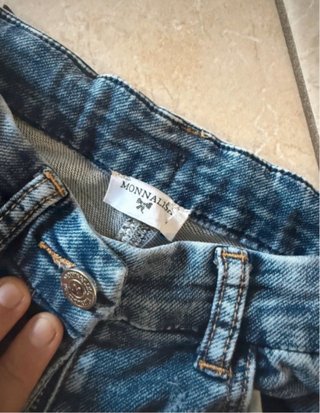Jeans bambina Monnalisa ricamati 8 anni