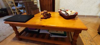 Mesa de centro de madera