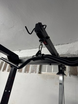 Rack 900 completo + banco + barra + 100kg discos