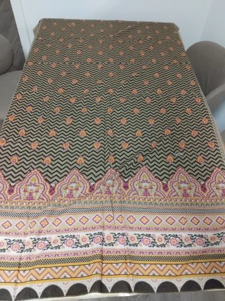 Pashmina Grande 100x220cm Beige y Rosa