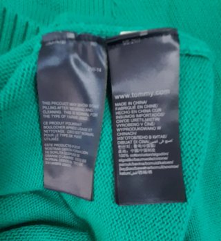Jersey Tommy Hilfiger Talla M Verde