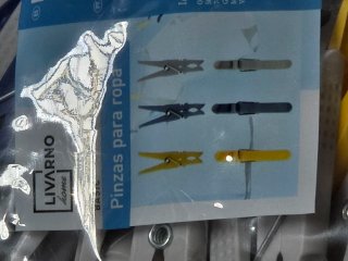 Pinzas para tender ropa (plástico)