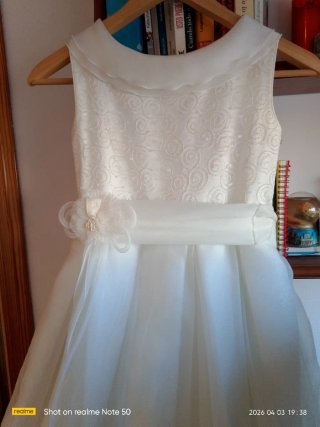 Traje de Comunión Niña Blanco
