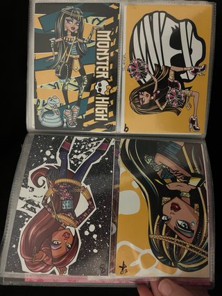 108 fotocards coleccionista Monster High Panini