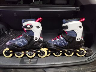 Patines Línea Hombre Oxelo Fitness FIT500 Azul