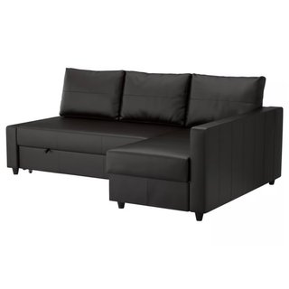 Sofá Cama Chaise Longue Ikea Negro