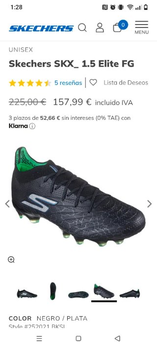 Botas de fútbol Skechers Skx 01 Elite Hyper Burst