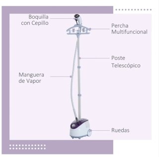 Plancha de vapor 1,8L