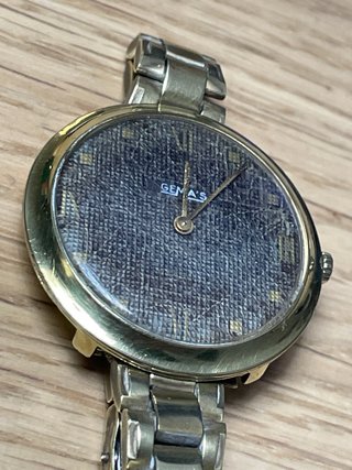 Reloj Mecánico Vintage Gema's Chapdo Oro.