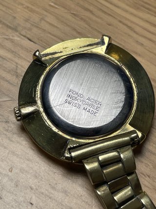 Reloj Mecánico Vintage Gema's Chapdo Oro.