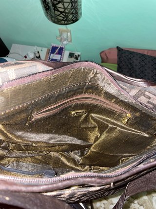 Borsa Hobo Marrone Monogram FF