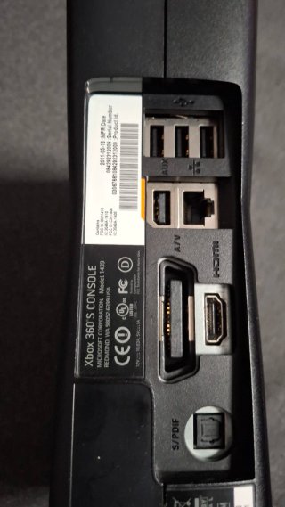 Consola Xbox 360 Negra Estropeada