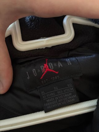 Chaqueta Jordan sin mangas negra