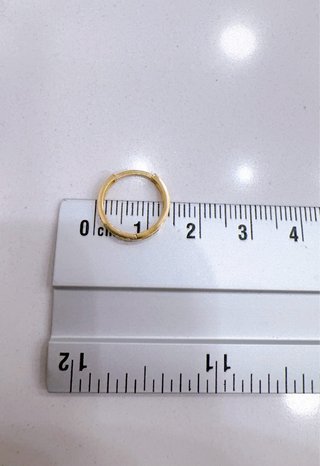 Orecchini cerchio diamantati in oro 18kt 750
