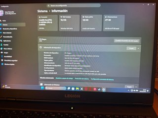 Ordenador Portátil Lenovo Legion 5 Negro