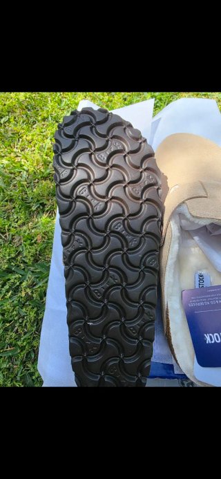 Zuecos Birkenstock Beige Talla 39