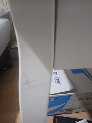 Tocador blanco Ikea con espejo