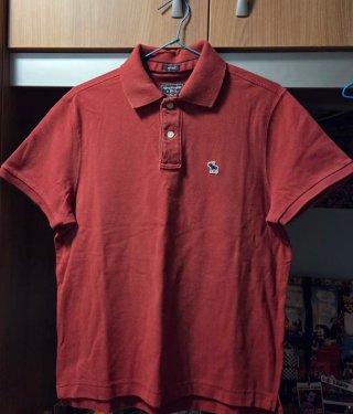 Polo Abercrombie & Fitch Granate Talla M