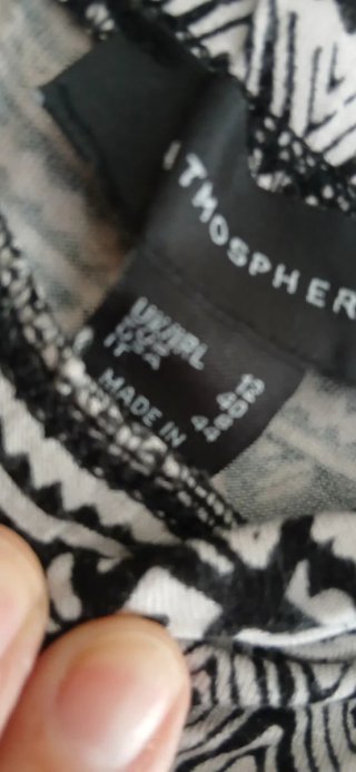 Falda larga estampada
