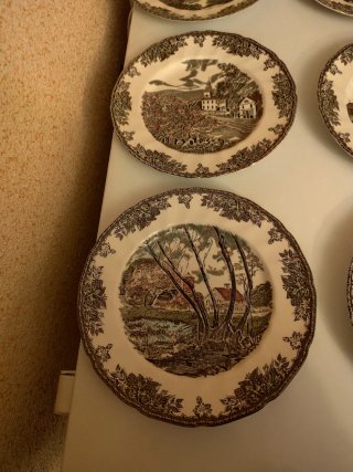 Conjunto de platos llanos Johnson Bros England