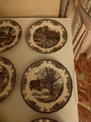 Conjunto de platos llanos Johnson Bros England