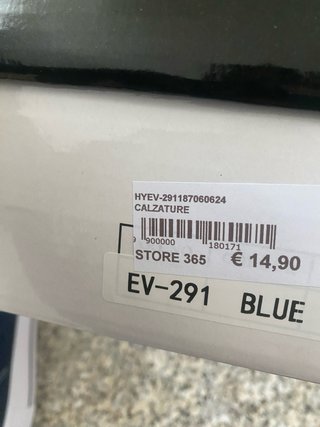 Scarpe da ginnastica blu taglia 37