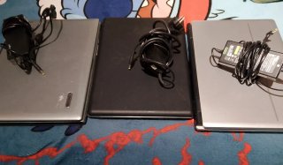 Lote 3 Portátiles pc
