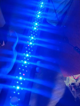 30cm.Pantalla LED para acuarios,4 modos color NUEV