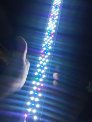 30cm.Pantalla LED para acuarios,4 modos color NUEV
