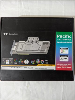 Blocco acqua Thermaltake Pacific V-RTX 2080 Plus FE