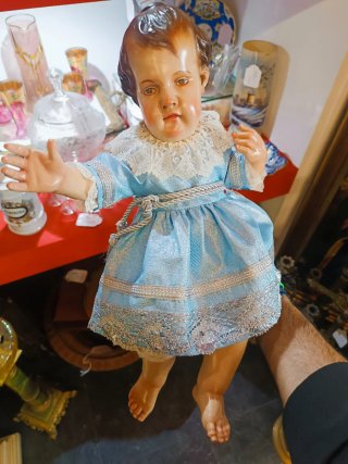 Niño Jesús antiguo madera S. XVIII