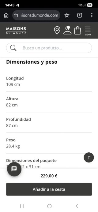 Sofá cama Maisons Du Monde