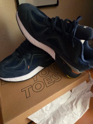Botines FitVille Hombre Negro/Azul