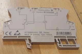 Bornas relé Weidmüller MCZ R 24VDC 1CO TRAK