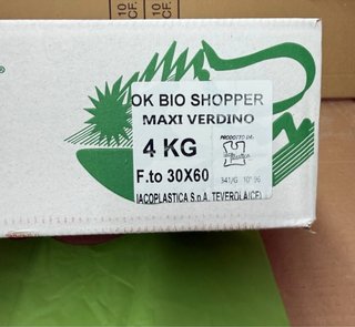 Sacchetti OK Shoppers Bio 30x60 - Offerta Stock 20