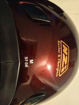 Casco Moto NZI Granate Talla M